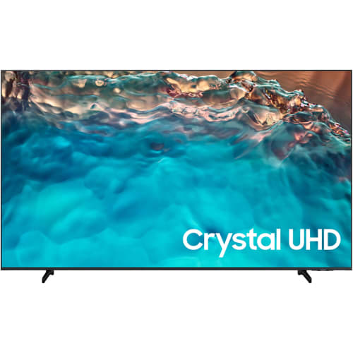 Samsung 43in Crystal UHD 4K Smart Television, Pro:Idiom, Black